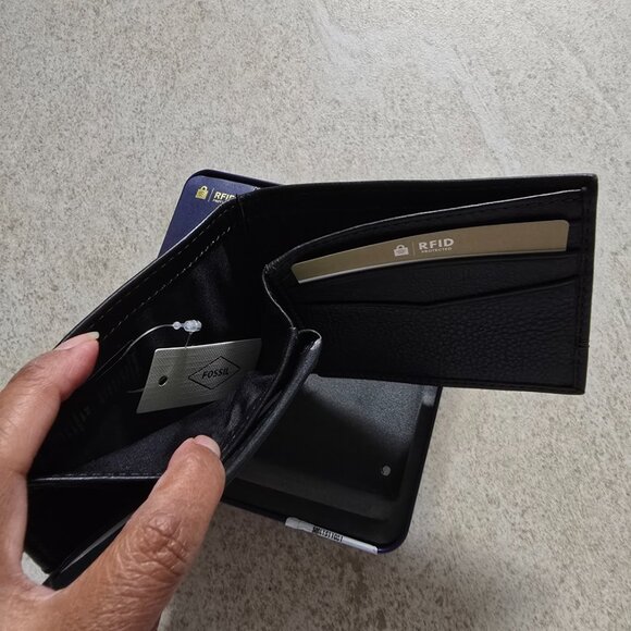 Fossil MEN WALLET Brooks Bifold Flif Id sml1511001 - Picture 6 of 6
